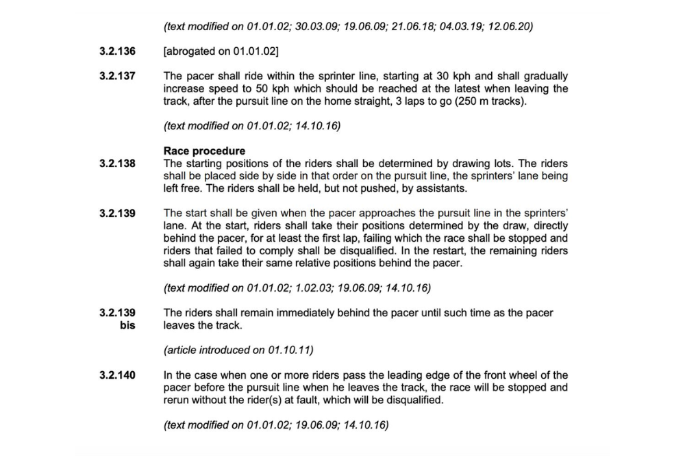 The new regulations since 2016.