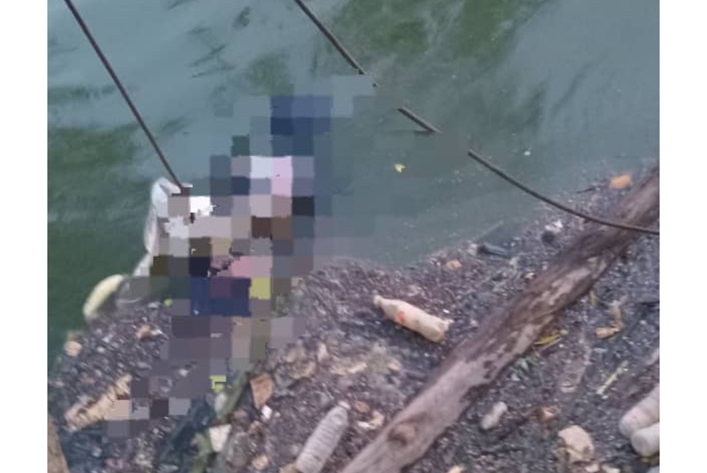 The body of an adult male found in the river near the Sungai Klang Bridge here on Wednesday has been confirmed as Muhammad Nidza Afham Mokhtar, 23. Photo courtesy of the Fire and Rescue Department.