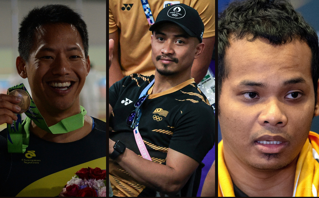 Josiah Ng recently shared his thoughts on the situation involving Datuk Azizulhasni Awang and Muhamad Shah Firdaus Sahrom in a video post on his official Instagram account. From left: Josiah, Azizul, Shah
