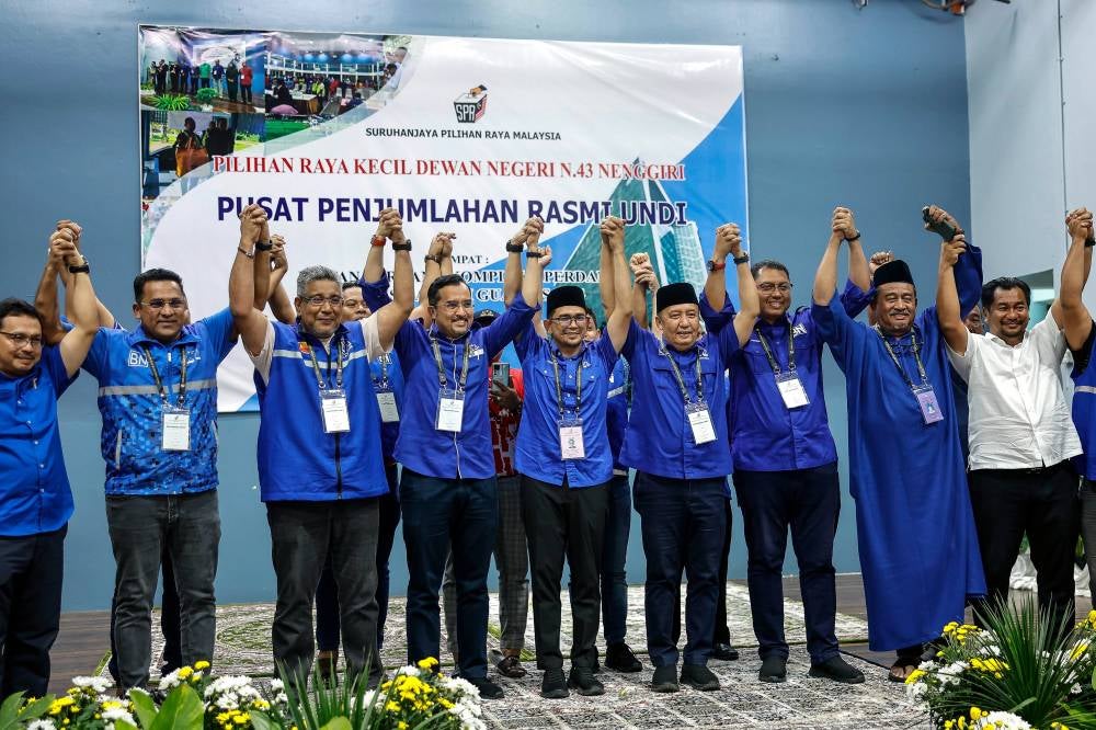 BN's victory in the Nenggiri state by-election will serve as a catalyst for efforts to rebuild Umno's image and restructure the party. - Photo by Bernama