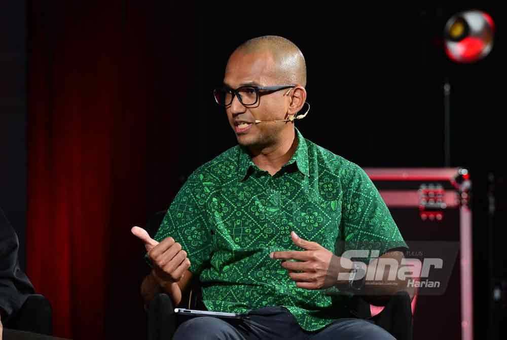 Grab Malaysia country operations and mobility director Rashid Shukor during the Wacana Sinar programme entitled "Malang Bekerja Sendiri" yesterday.