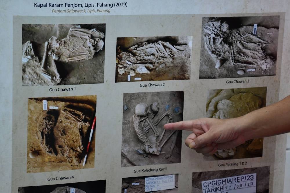A total of 71,289 heritage and prehistoric artefacts have been discovered and removed from the Nenggiri Valley, which is the site for the construction of a hydroelectric dam. Photo by Bernama