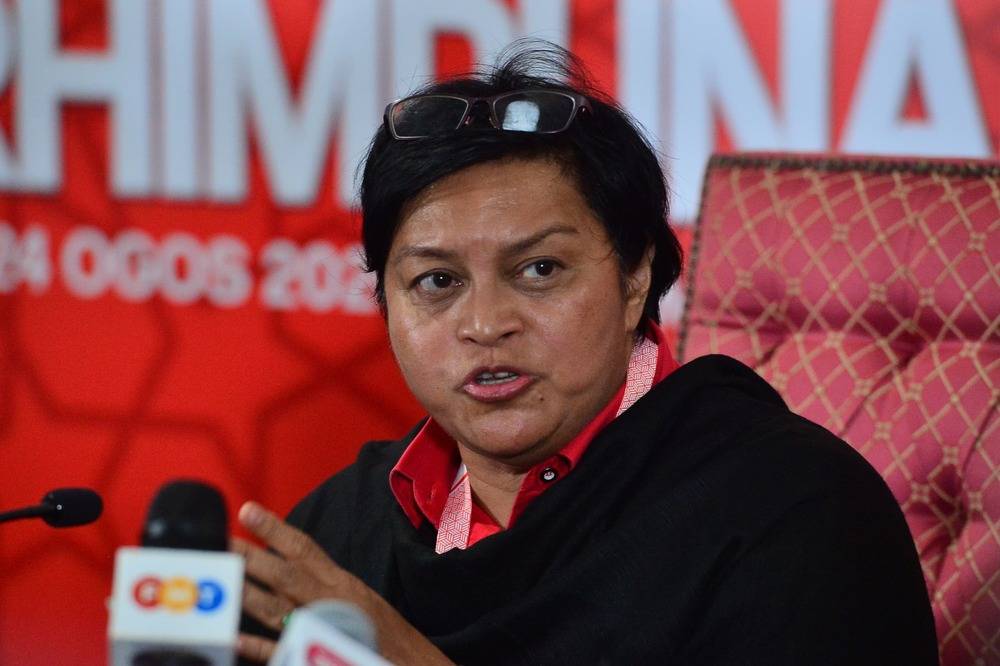 Umno Information Chief Datuk Seri Azalina Othman during a press conference at the party's General Assembly held at the World Trade Centre, today.