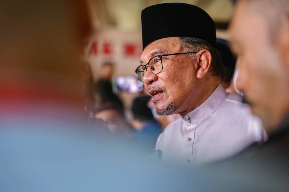 Anwar. Photo by Bernama