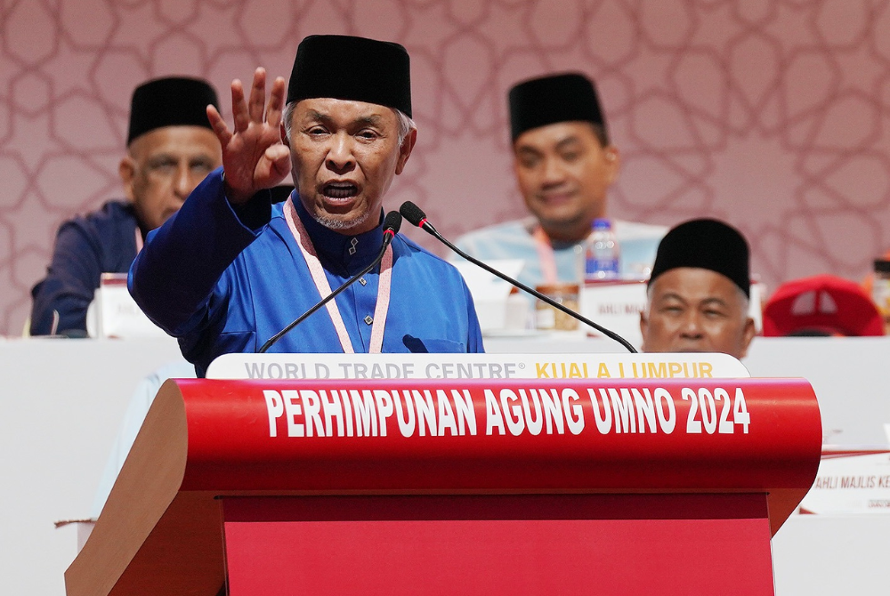 Umno President Datuk Seri Ahmad Zahid Hamidi