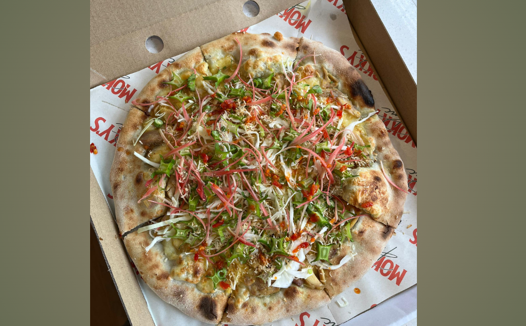 The pizza is available in a 12-inch size for RM33.00 - Photo by Mokky's Pizza & Coffee's management