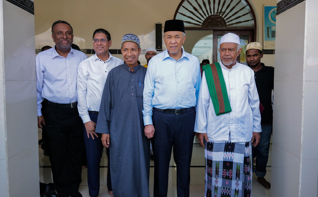 Deputy Prime Minister, Datuk Seri Ahmad Zahid Hamidi (two from right) recently completed an official visit to Timor-Leste from August 28 to August 30. 