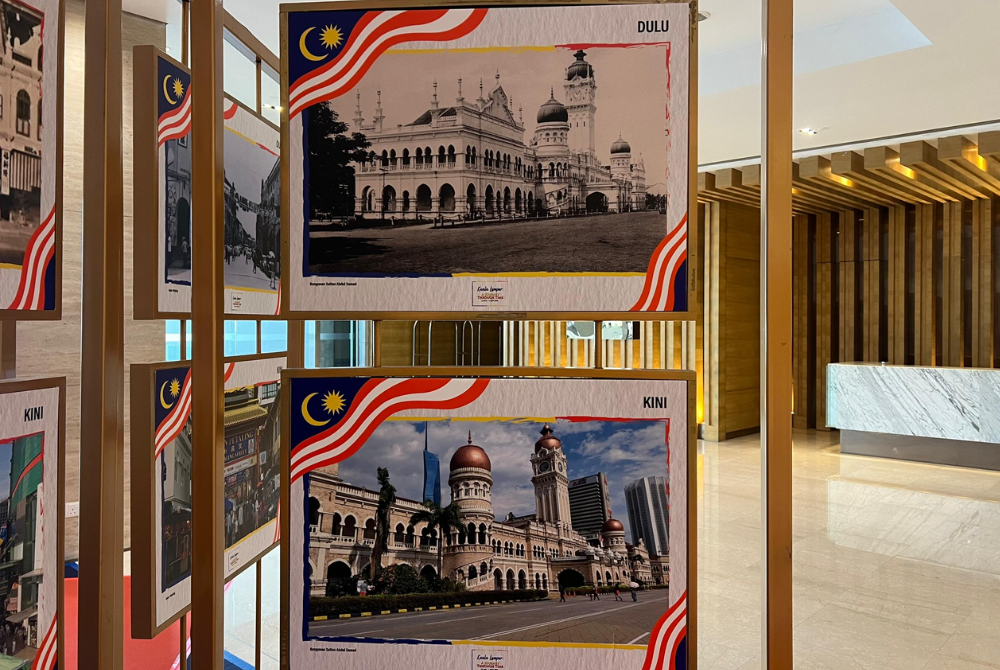 Among the displays at the ‘Kuala Lumpur: A Journey Through Time’ exhibition at Intermark Mall.