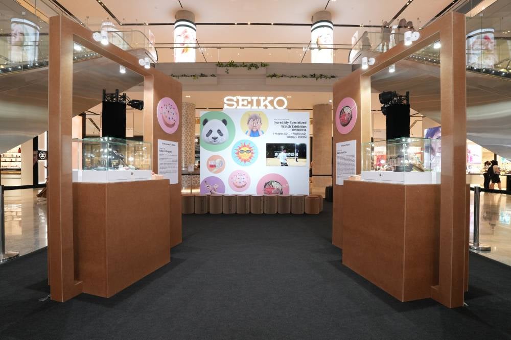 The exhibition during SEIKO's new boutique's grand opening at TRX