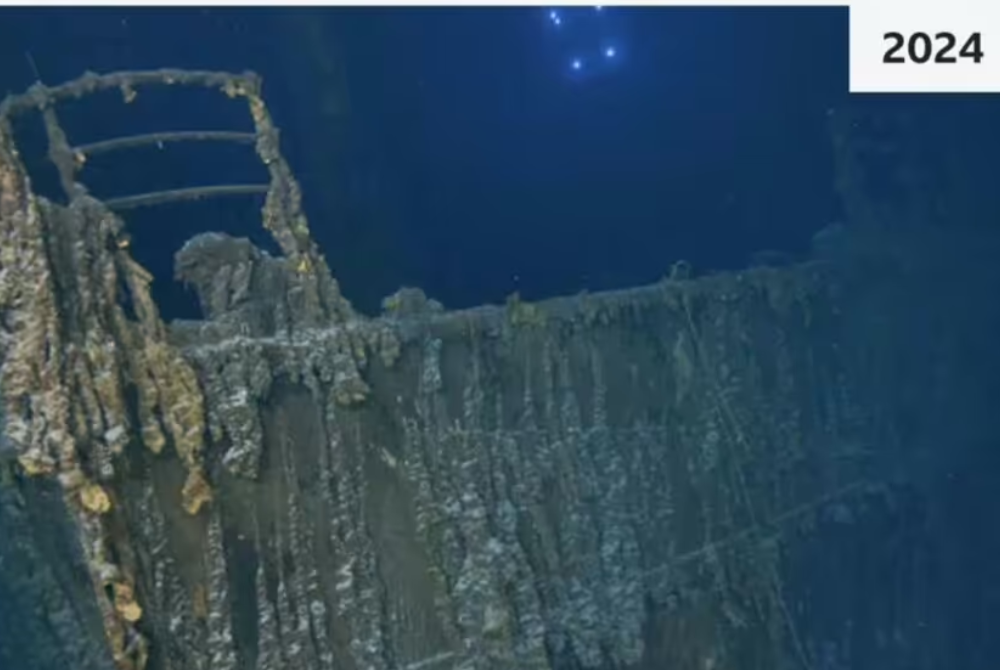 A new expedition has revealed the effects of slow decay on the Titanic (Photo credit: RMS Titanic Inc)