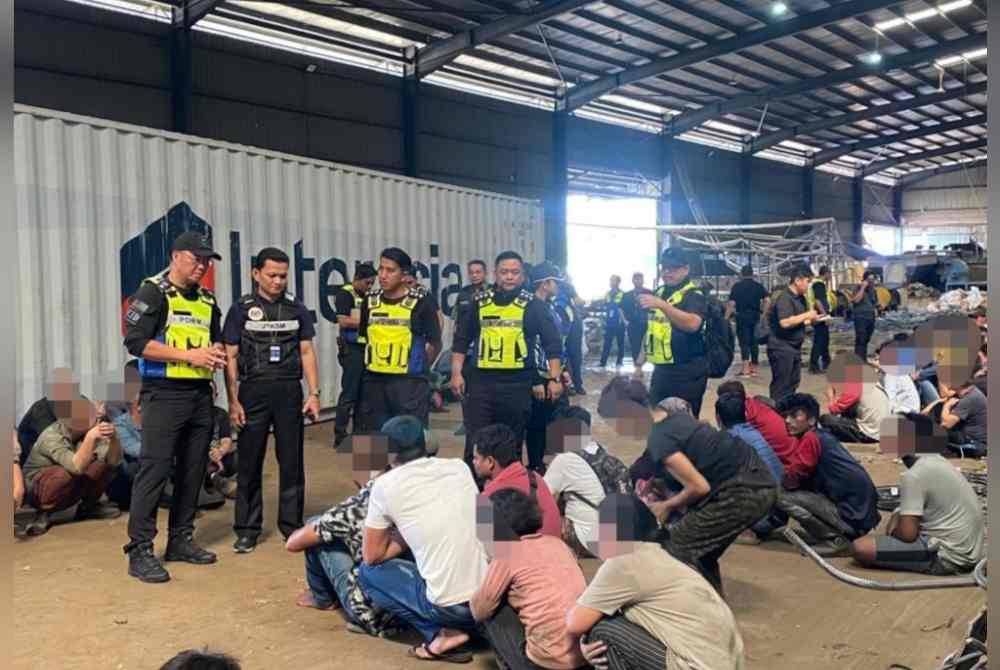 Among the e-waste factories raided by D3 CID Bukit Aman in Klang, Selangor.