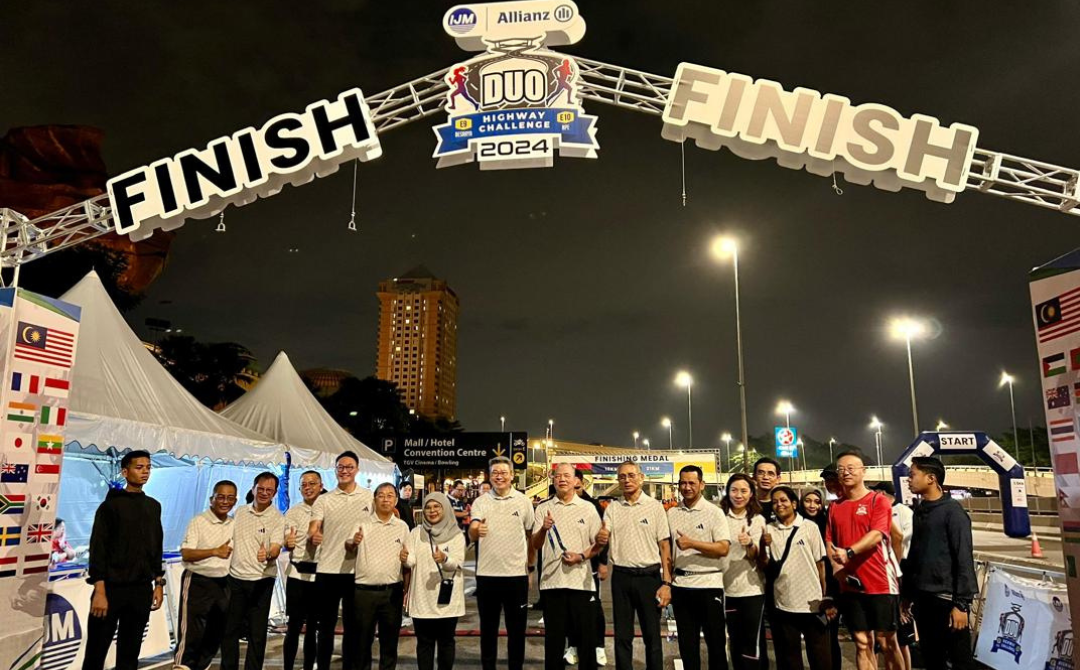 The IJM Allianz Duo Highway Challenge 2024 attracted a diverse crowd, with 80 per cent Malaysian participants and 20per cent international runners, offering a variety of race categories from the 1.5km Junior to the 21km event.