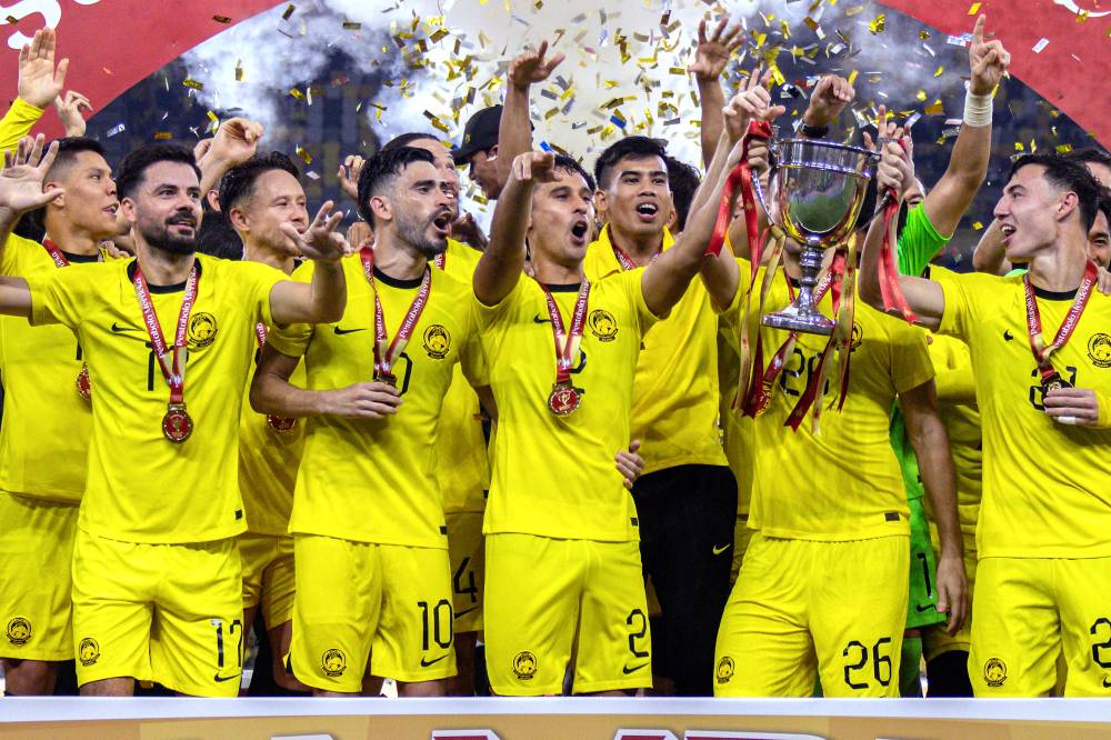 This victory marks Malaysia’s 13th title since the oldest football tournament in Asia was introduced on Aug 31, 1957, with the last title won by the national team in the 2013 edition. - Photo by Bernama