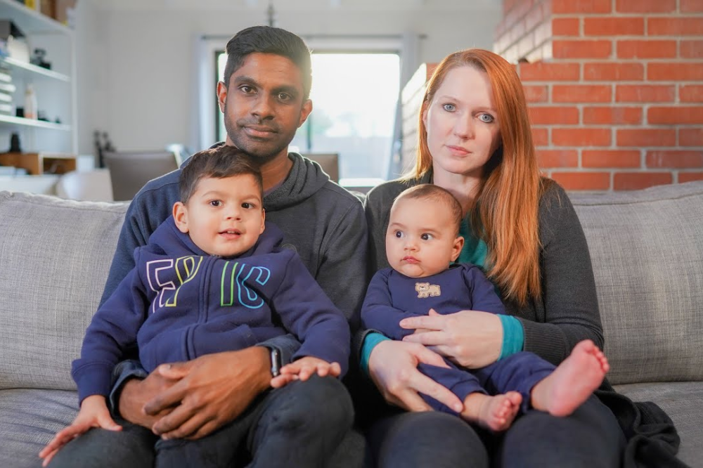 The Kumaar family. Photo from their YouTube page.