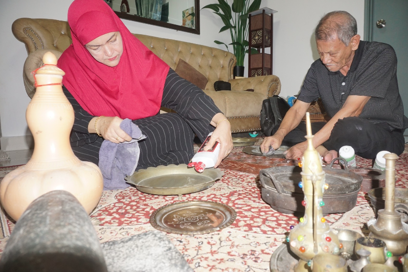 Siti Fairus collection comprises antiques purchased by her as well as given to her by her friends. - Photo by Bernama