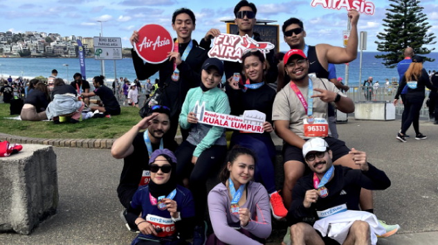 The City2Surf run sets a standard distance of 14 kilometres for all participants regardless of their age, with the route starting at Hyde Park in the city centre and finishing at the famous Bondi Beach. - Photo by Bernama