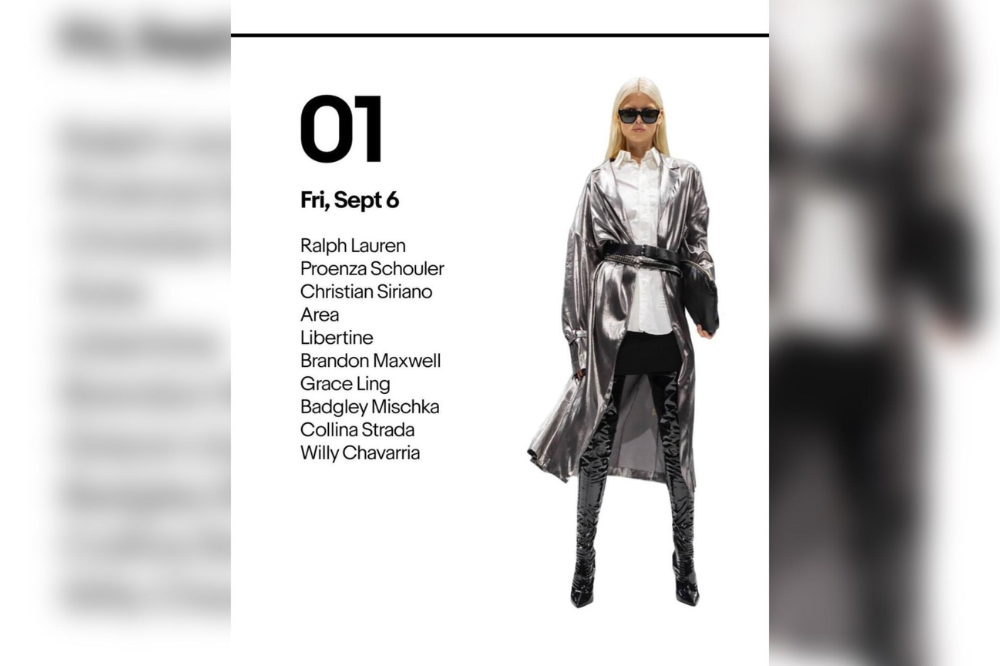 Some of the pre-loved items sold during the daily drop on eBay live for NYFW. Photo by @ebay on Instagram