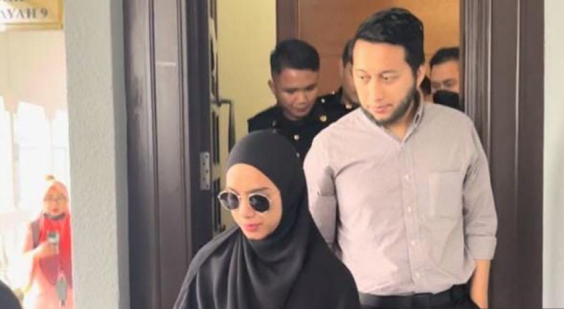 Social media influencer Alif Teega was charged in the Sessions Court today with two counts of misappropriating over RM60,000 raised for two infaq (charity) programmes in April and June this year. - Photo by Bernama