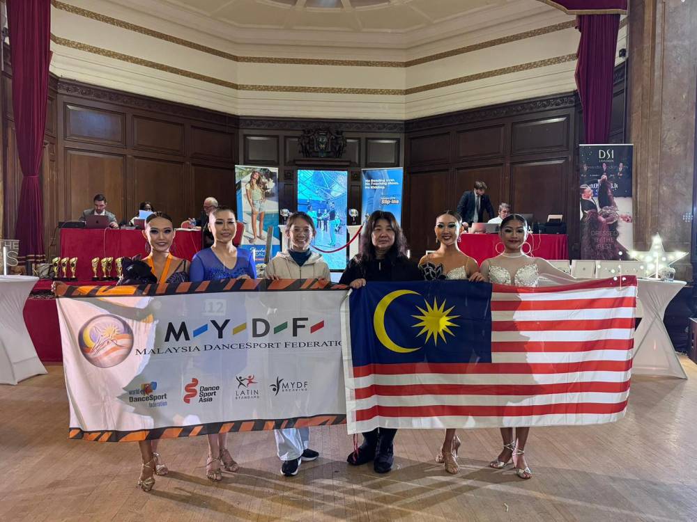 According to the Malaysia DanceSport Federation (MYDF), the two gold medals were secured by Cherry Yeo in the Adult Women's Latin Solo event and Madeleine Lau in the Junior Women's Latin Solo category. - Photo credit: Malaysia Dancesport Federation (MYDF)/Facebook