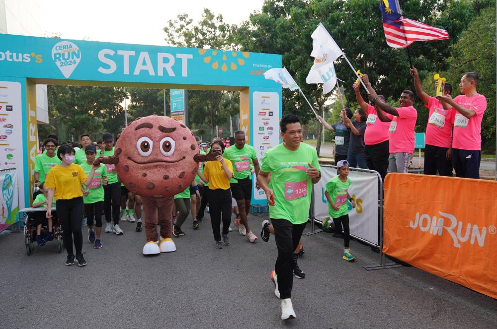 Lotus's Ceria Charity Run 2024 at Lotus's Ara Damansara, today. - Photo by ROSLI TALIB