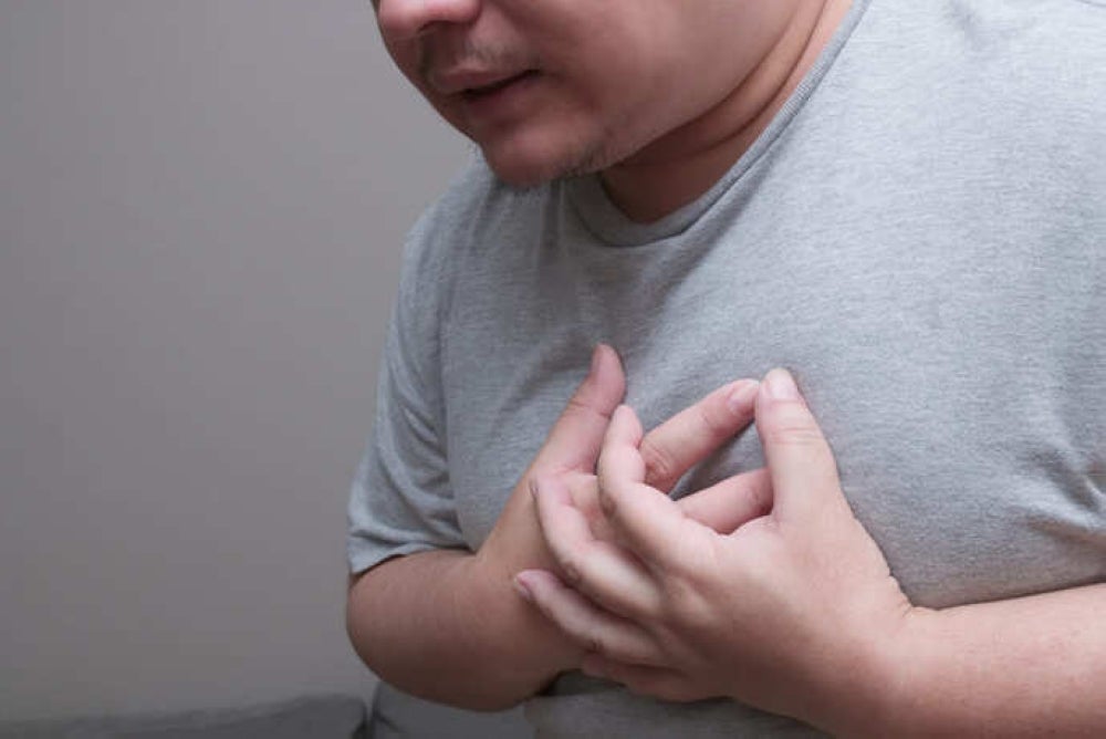 While breast cancer in men is uncommon, key risk factors such as genetics and the development of gynecomastia or ‘man boobs,’ can increase the likelihood of the disease. Illustrative picture.