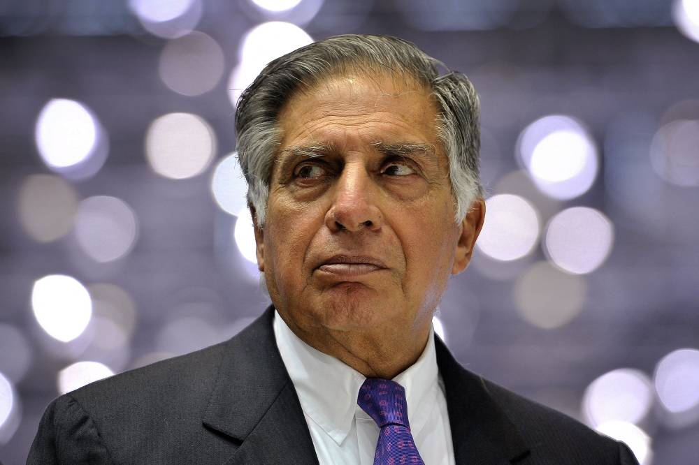 Ratan Tata has died at age 86. AFP FILE PIX