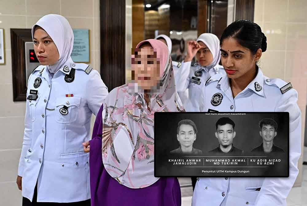 The housewife, who has three children and was believed to be suffering from mental health issues, arrived at the Kuala Terengganu Court Complex at 9am on Thursday, appearing disoriented. Bernama FILE PIX