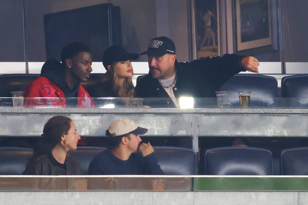 Taylor Swift and Travis Kelce attend Game One of the American League Championship Series between the Cleveland Guardians and the New York Yankees at Yankee Stadium on October 14, 2024 in New York City. - AFP photo for illustration purpose only.