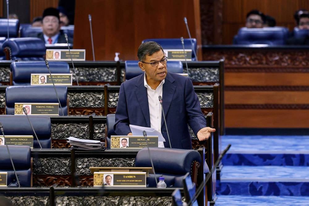 Home Minister Datuk Seri Saifuddin Nasution - Photo by Bernama