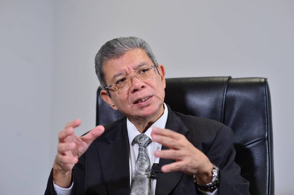 Indera Mahkota MP Datuk Seri Saifuddin Abdullah - Photo by ASRIL ASWANDI ABD SHUKOR/SINAR