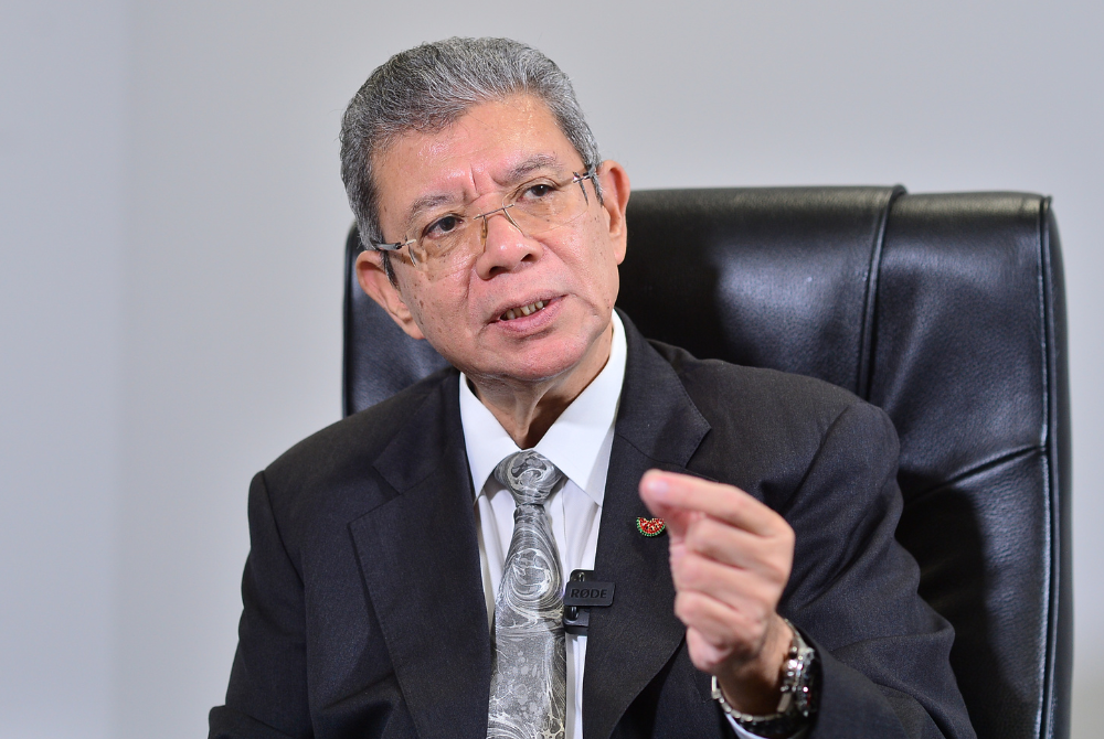 Datuk Seri Saifuddin Abdullah - Photo by ASRIL ASWANDI ABD SHUKOR/SINAR