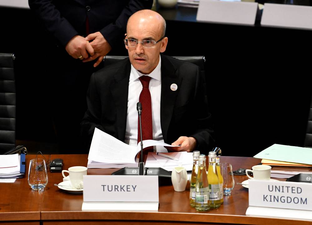Turkish Finance Minister Mehmet Simsek. - Photo by AFP