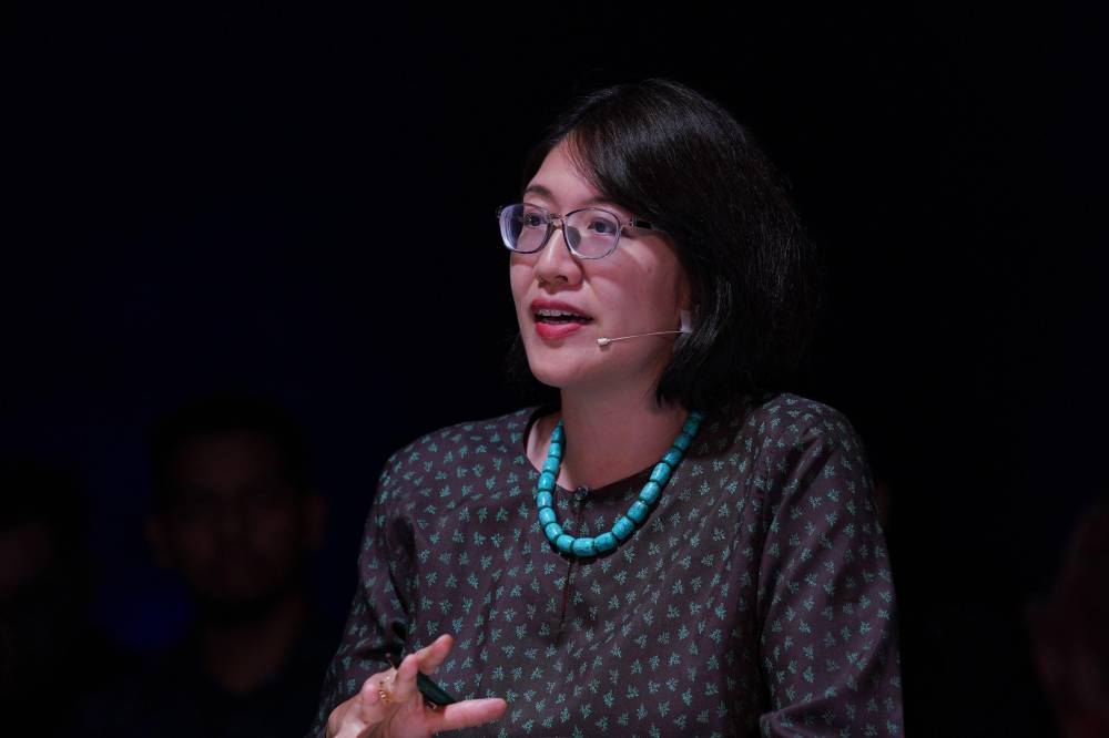 Ideas CEO Tricia Yeoh during Sinar Harian's Meja Bulat Diskusi Mencipta Resolusi roundtable discussion entitled "Sistem Pendidikan Malaysia: Selepas 60 Tahun, Di Mana Silapnya?." - Photo by MOHD HALIM ABDUL WAHID