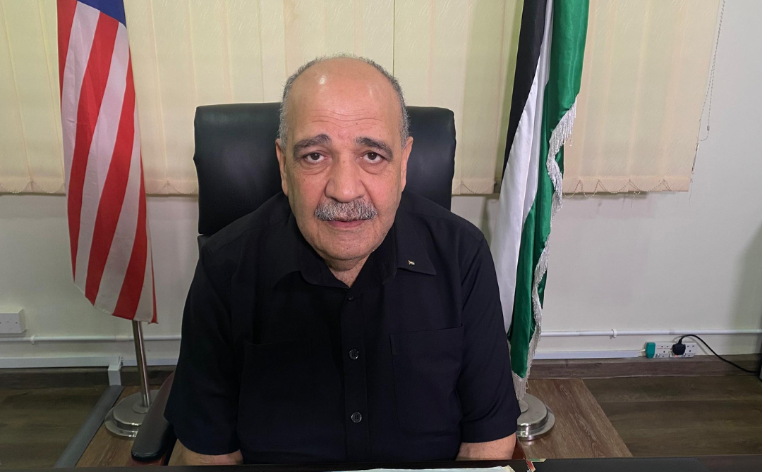 Palestinian Ambassador to Malaysia Walid Abu Ali when met at the Embassy of the State of Palestine in Taman U Thant, Kuala Lumpur.