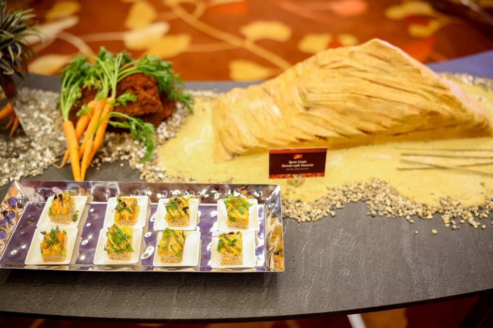 Eric's cooking up close.