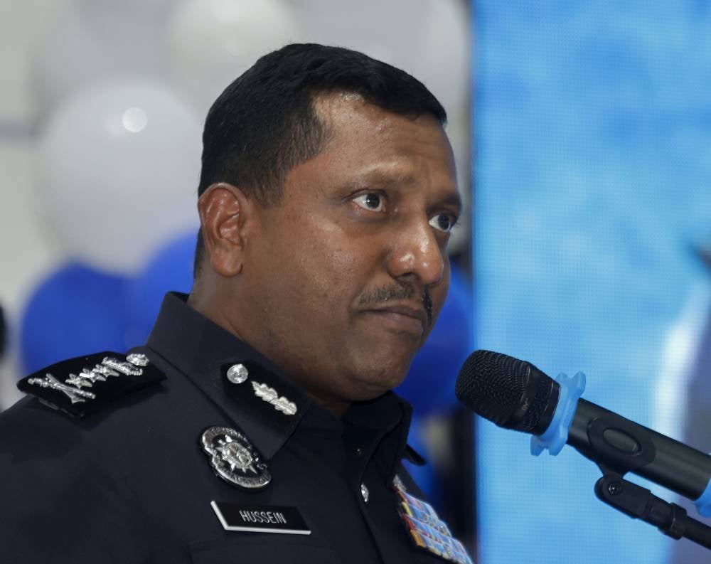 Selangor police chief Datuk Hussein Omar Khan - BERNAMA FILE PIX