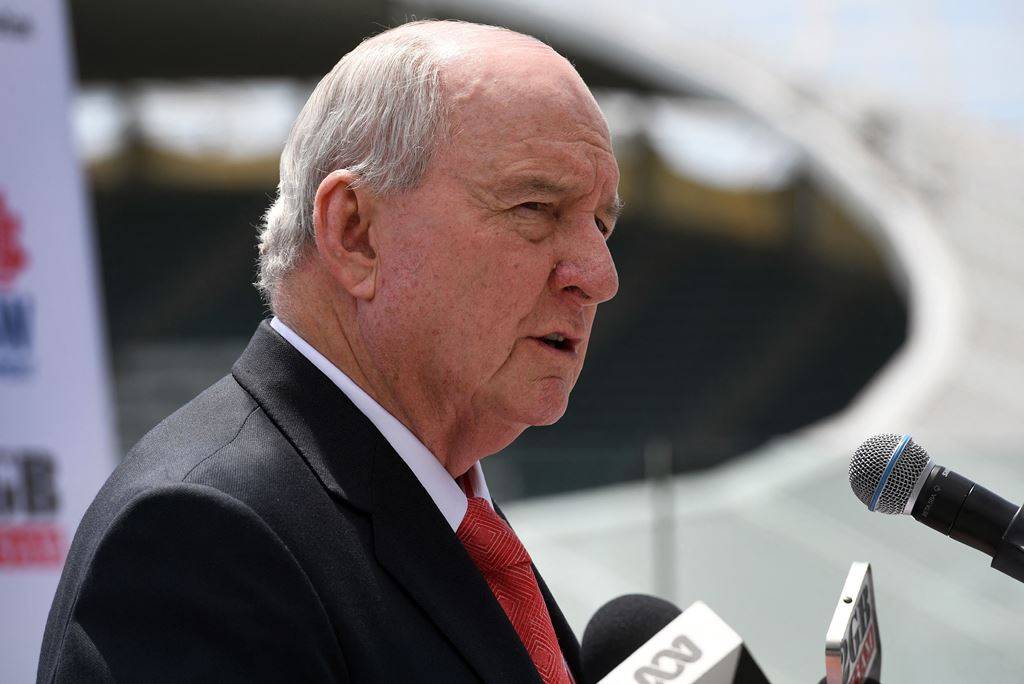 Barbarians rugby coach Alan Jones speaks at a press conference in Sydney on October 13, 2017, ahead of their match against the Australian Wallabies. - File photo by AFP