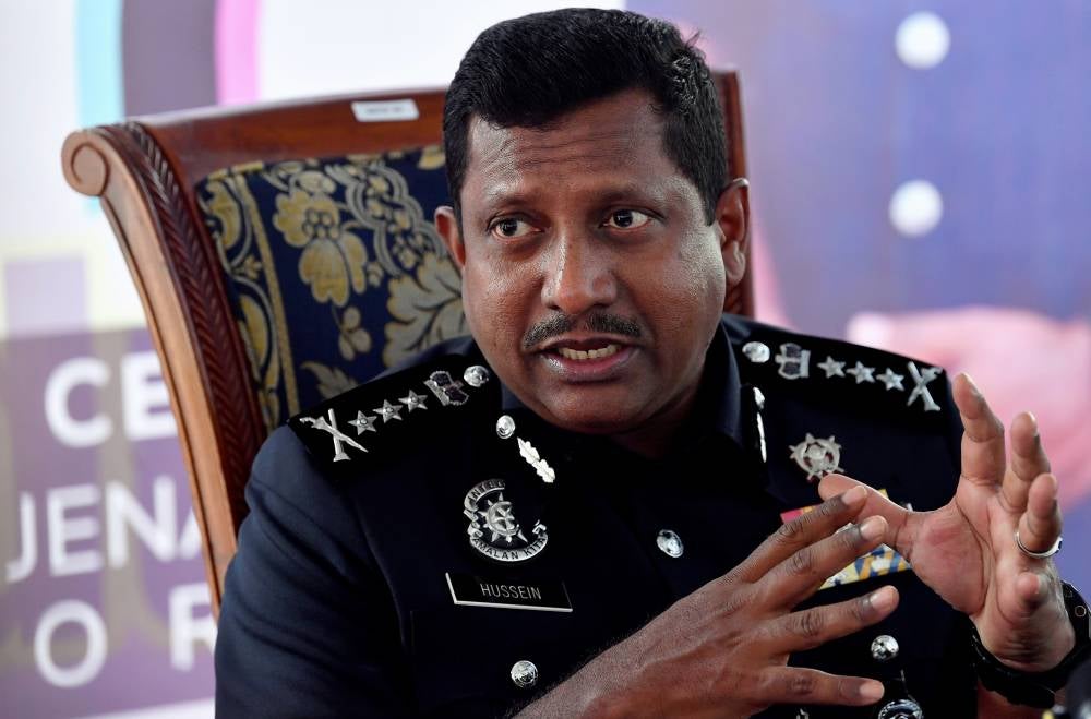 Selangor police chief Datuk Hussein Omar Khan - BERNAMA FILE PIX
