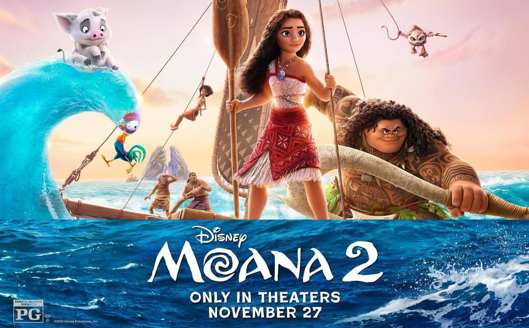 Picking up three years after the events of the first film, Moana 2 dives into Moana’s life as a celebrated leader in her community. Source: Disney