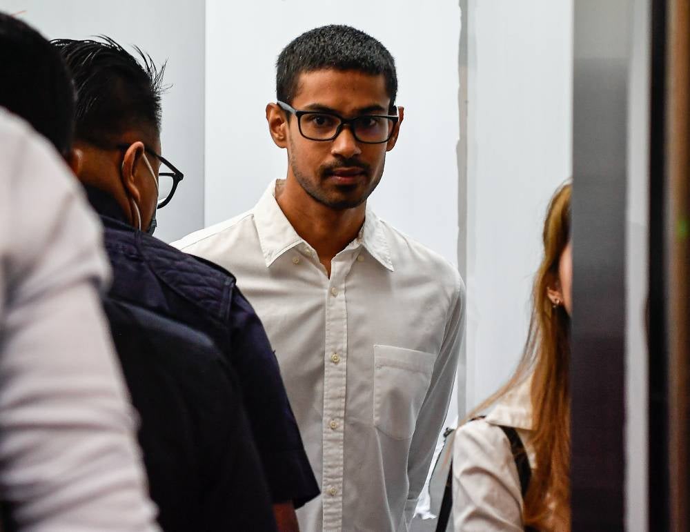 Muhammed Yusoff Rawther, 31, pleaded not guilty after the charge was re-read to him before Judge Datuk Muhammad Jamil Hussin following the transfer of the case to the High Court. - Photo by Bernama
