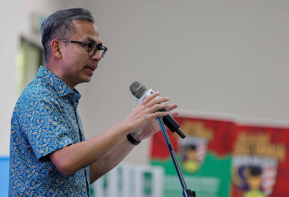 Fahmi Fadzil. Photo by Bernama