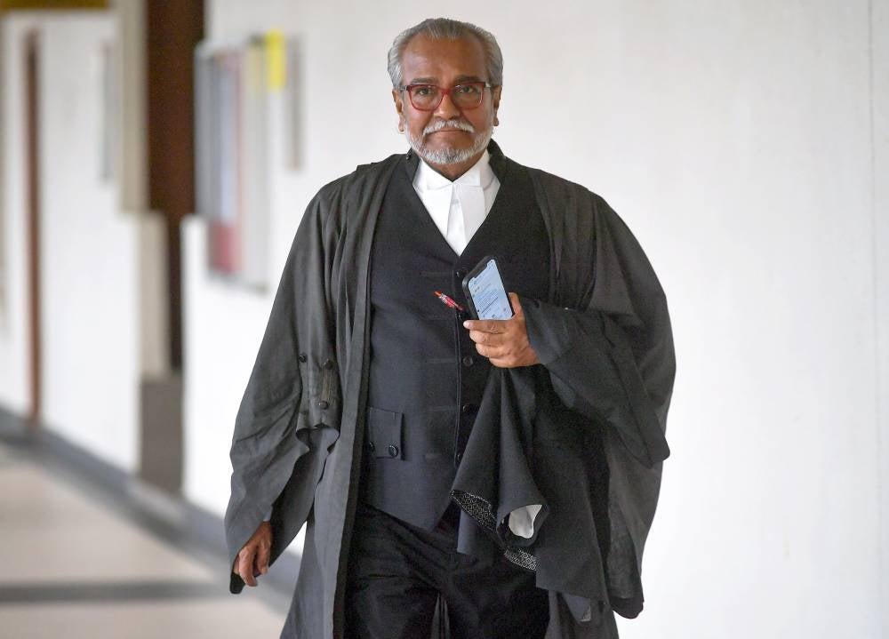 Lawyer Tan Sri Muhammad Shafee Abdullah - BERNAMA FILE PIX