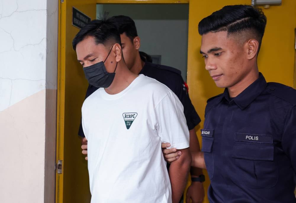 The Sessions Court today sentenced a trader Rosmaini Abd Raof to 10 years in prison for assaulting his wife, who was 10 weeks pregnant at the time, leaving her in a coma three years ago. - Photo by Bernama