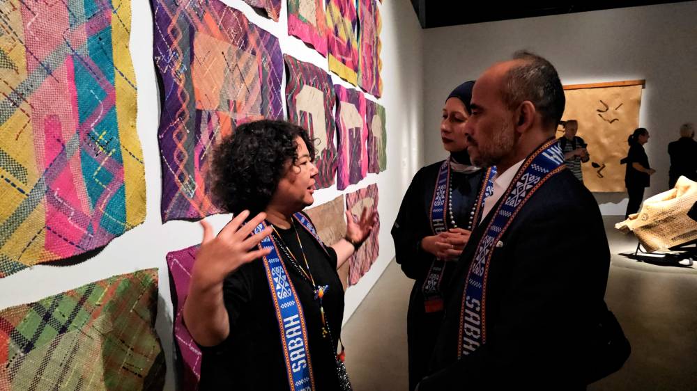 Yee I-Lann Mansau-Ansau's latest exhibition is now on display at the Singapore Art Museum (SAM) in Tanjong Pagar Distripark until March 23, 2025.