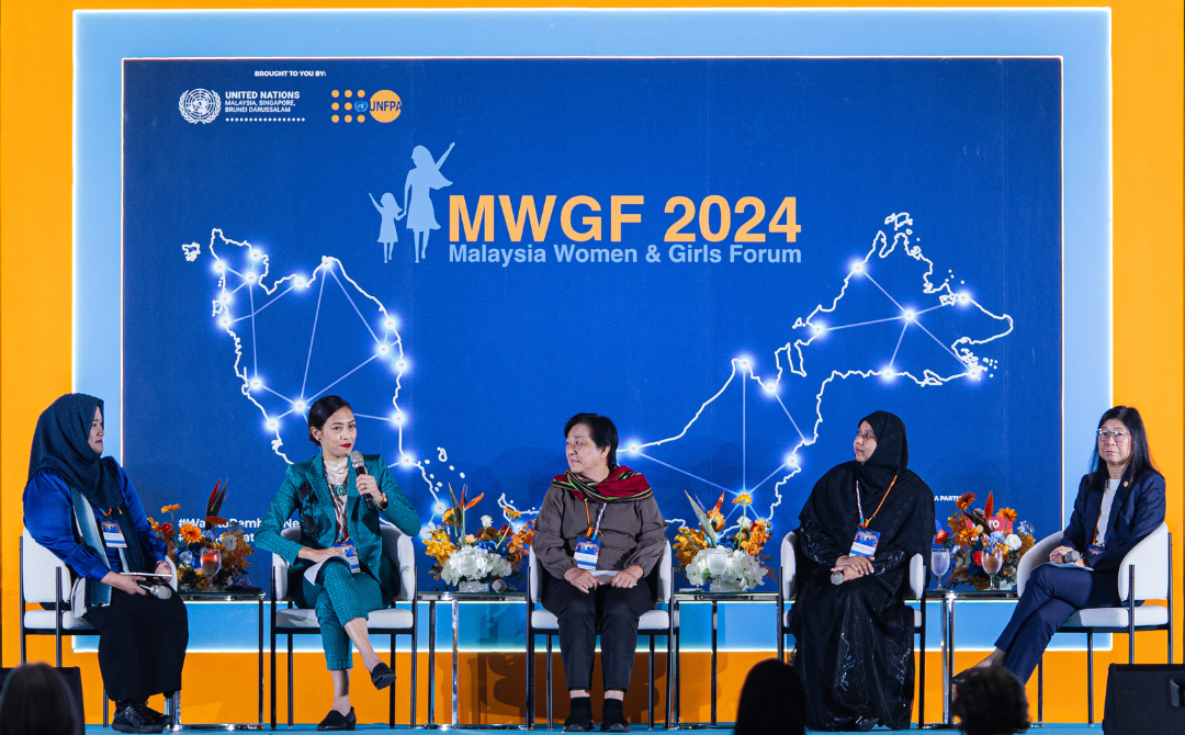 Panellists tackled topics such as gender equity, structural barriers, and empowering female leadership across Malaysia. - Photo by UNFPA
