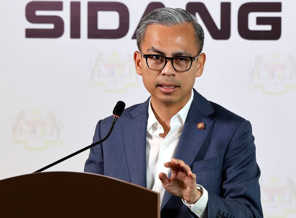 Fahmi Fadzil. Photo by Bernama