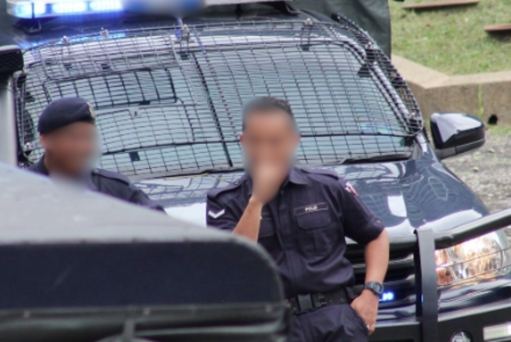 A social media post by the woman went viral, alleging that a policeman made lewd gestures towards her, while taking photographs, during the protest on human rights. - Photo source: Social media