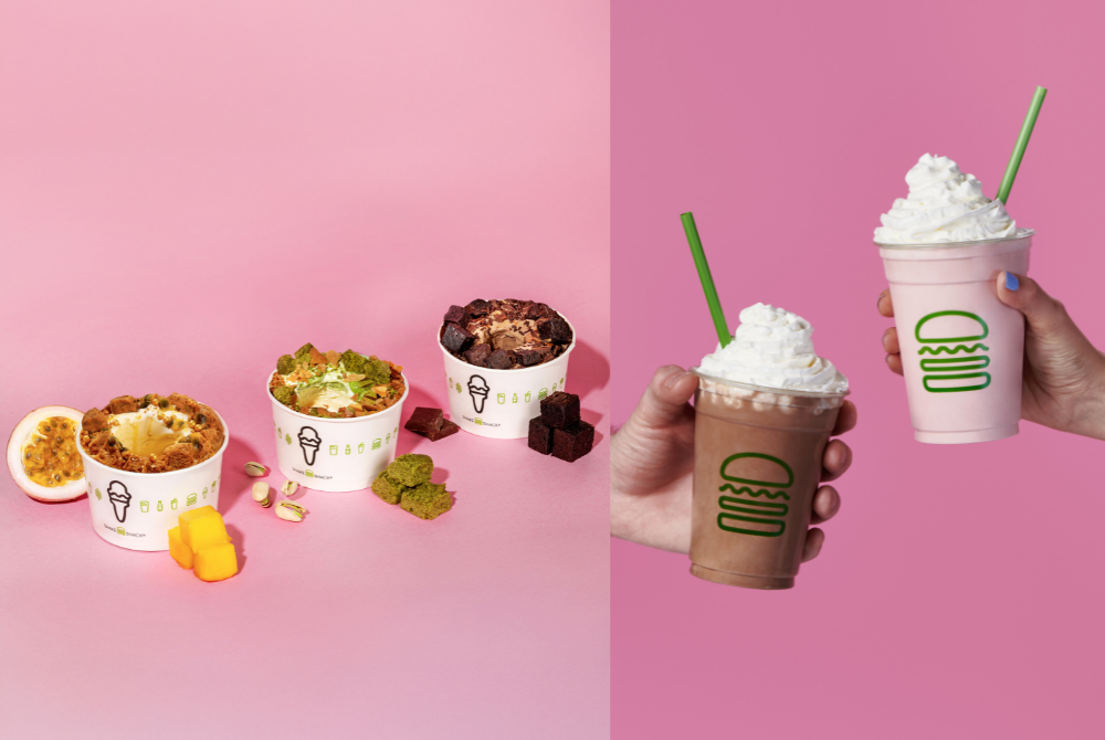 Sweet treats to finish off a hearty meal. Photo by Shake Shack 