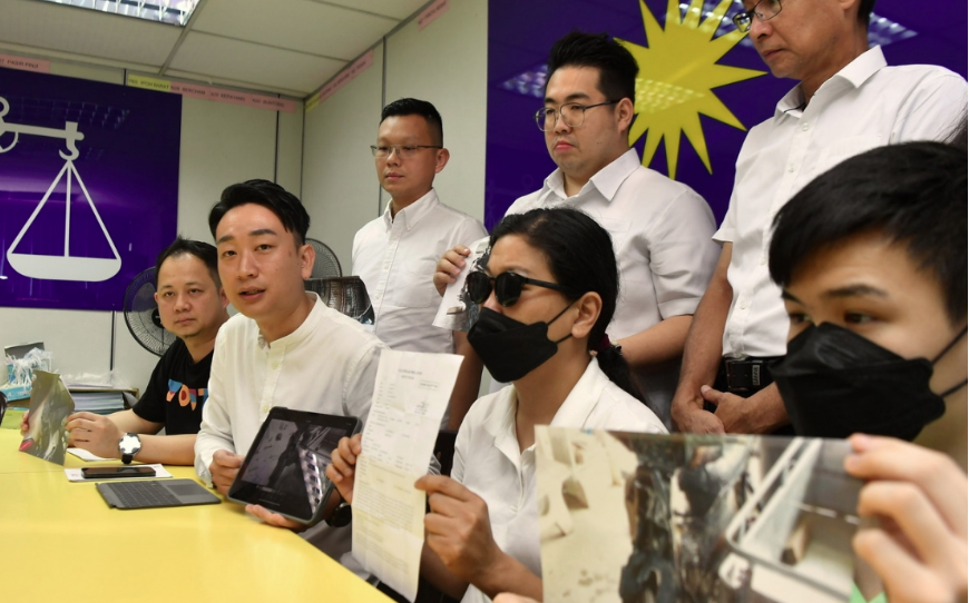 Chin alleged that her house in Gopeng was targeted with a Molotov cocktail, on Nov 15, causing damage to her husband’s car. - Photo by Bernama