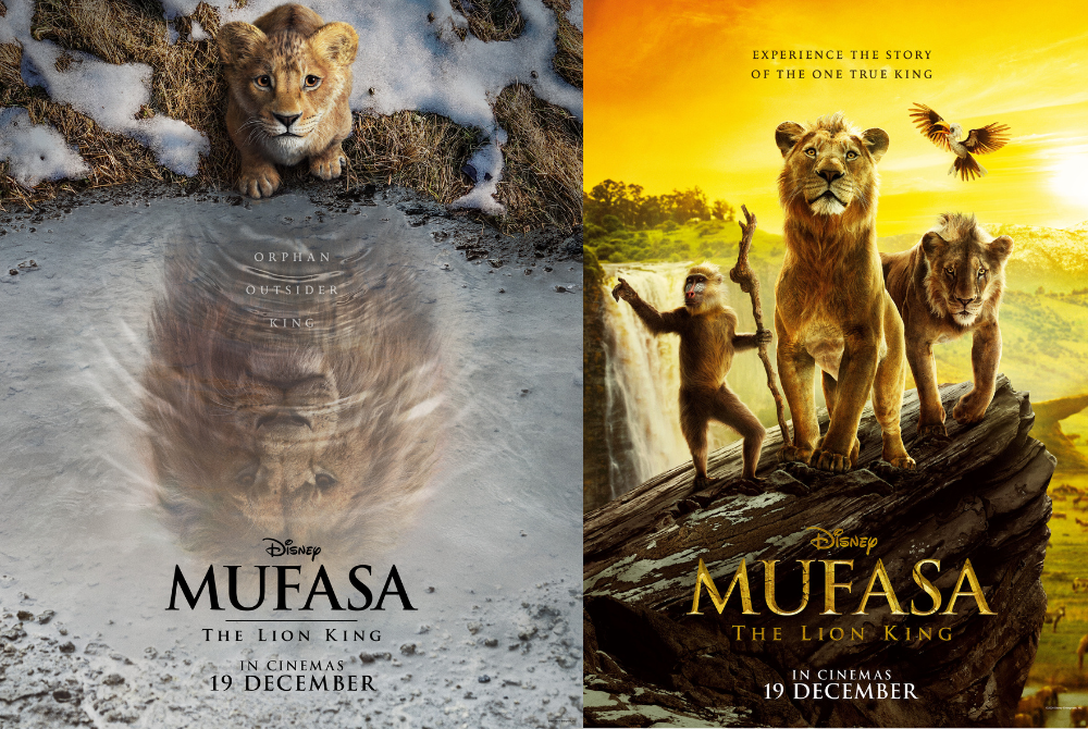 Mufasa comes out in cinemas nationwide on Dec 19, 2024. 